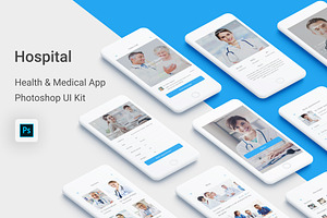 Hospital - Health & Medical Psd App