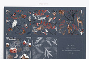 Huge Winter Woodland Scene Creator, an Animal Illustration by Busy May Studio (Thumbnail 13 of 14)