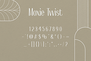 Moxie Twist - 1930s Typeface, a Sans Serif Font by HipFonts (Thumbnail 12 of 12)