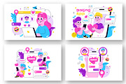 10 Online Dating App Illustration, a Person Illustration by denayunebgt (Thumbnail 3 of 4)