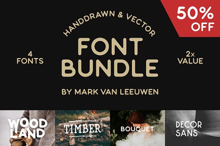 Font Bundle - 50% Off!