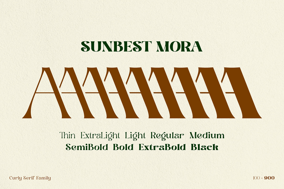 Sunbest Mora - Display Serif Font, a Serif Font by Ekahermawan (Photo 2 of 14)