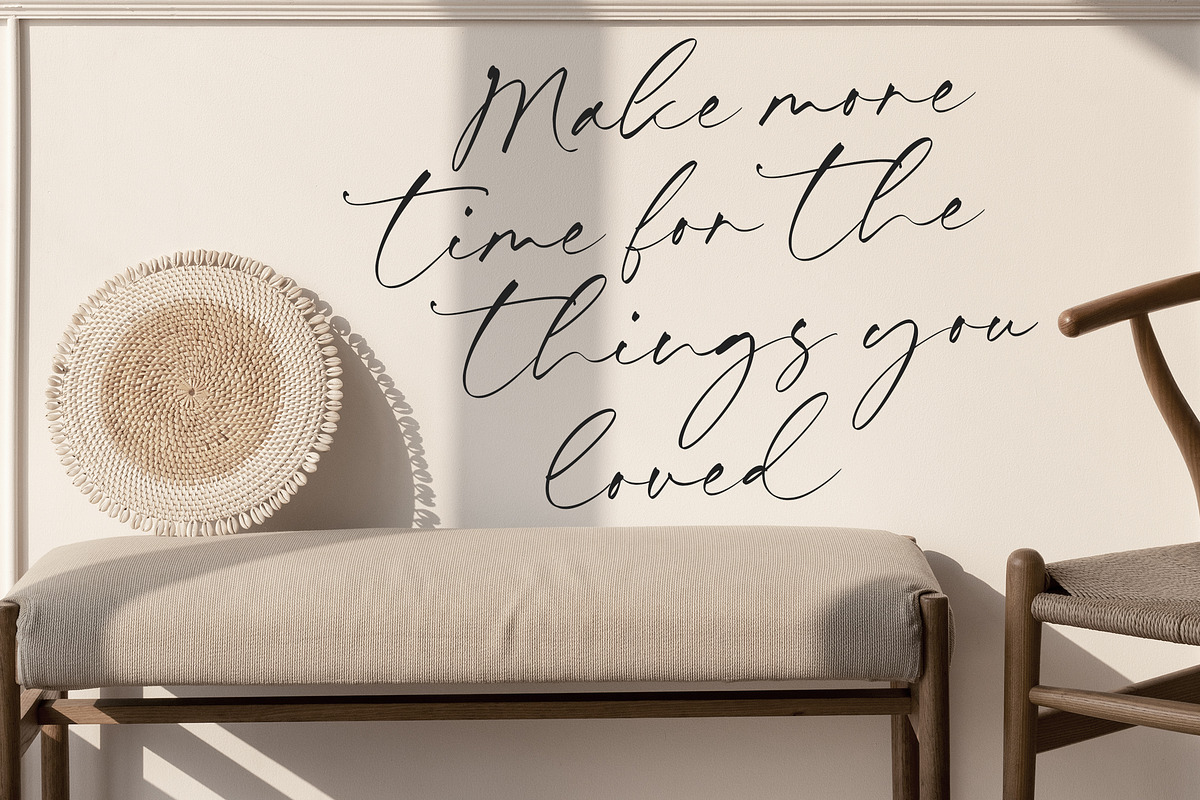 Hillary Nature Font, a Script Font by Timurtype (Photo 3 of 7)
