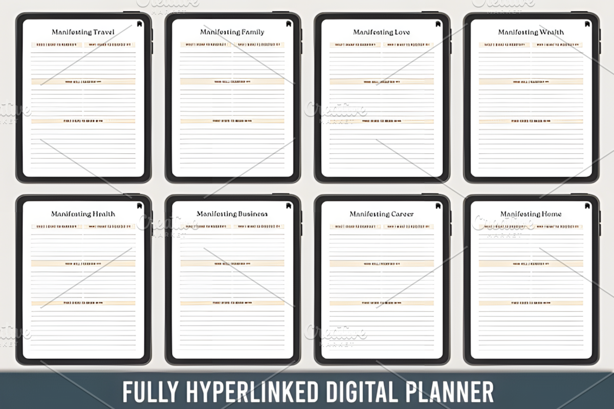 Digital Manifestation Journal Canva, a Social Media Template by Coco Bloom (Photo 4 of 5)
