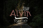 Alvin Duo - 5 Font styles, a Script Font by Gblack Id (Thumbnail 2 of 7)