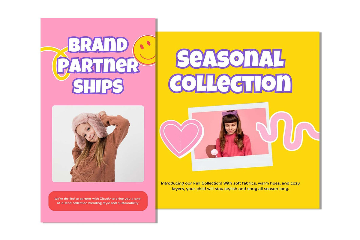 Sunny - Kids Fashion Socialmedia kit, a Social Media Template by Invisual Studio (Photo 9 of 14)