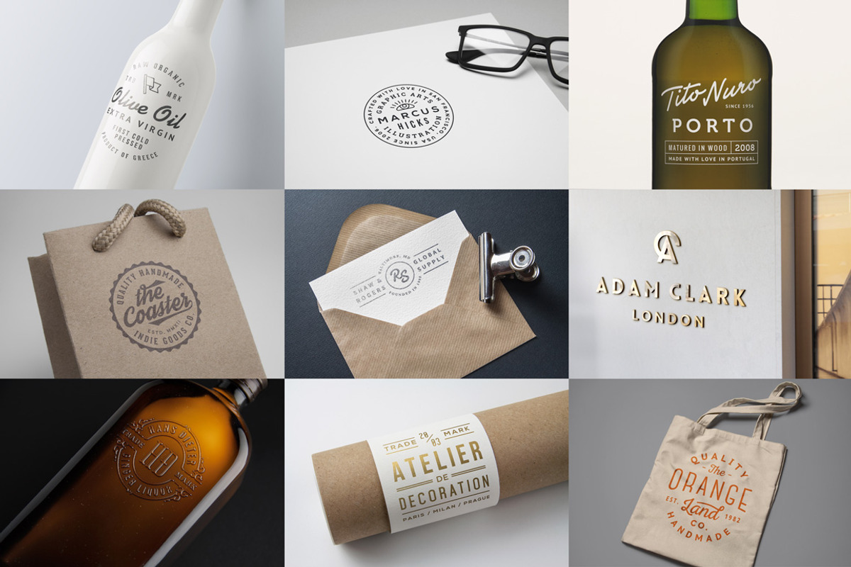 10 Logo/Badge Mock-Ups Vol.5, a Product Mockup by GraphicBurger (Photo 2 of 5)