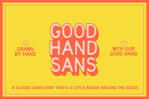 Good Hand Sans, a Sans Serif Font by calorcreative