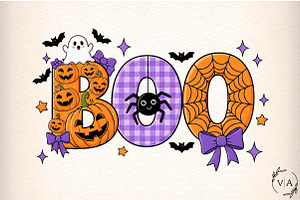 Halloween Ghost PNG, Boo PNG, Fall, an Illustration by Craft Nest