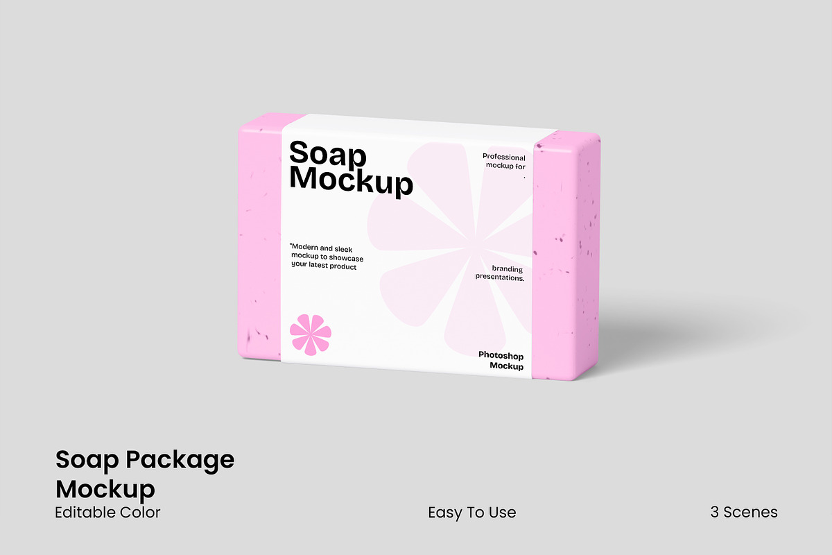 Soap Package Mockup, a Packaging Mockup by Unerispace (Photo 1 of 3)