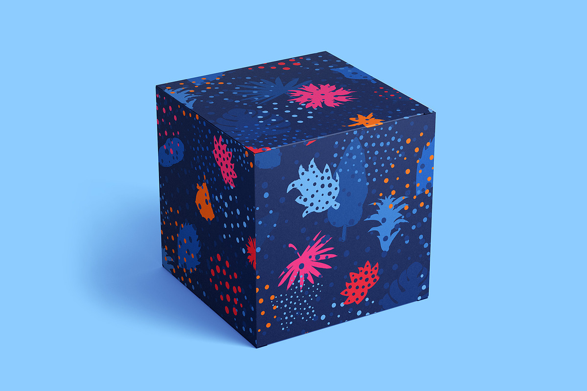 Bright floral patterns, a Pattern Graphic by Hellgram (Photo 3 of 7)
