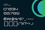 Avaben Sleek Futuristic Fonts, a Sans Serif Font by WhymoreArt (Thumbnail 8 of 9)