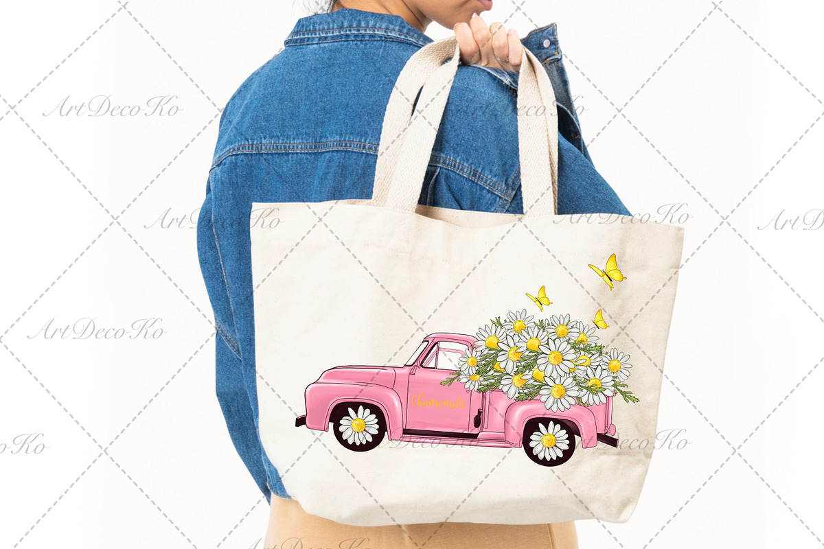 Chamomile Truck, Gnomes Png, a Technology Illustration by DekoArt (Photo 4 of 5)