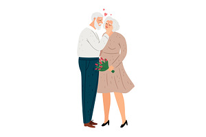 Beauty of senior age old people, a Person Illustration by Stock-Smart-Start