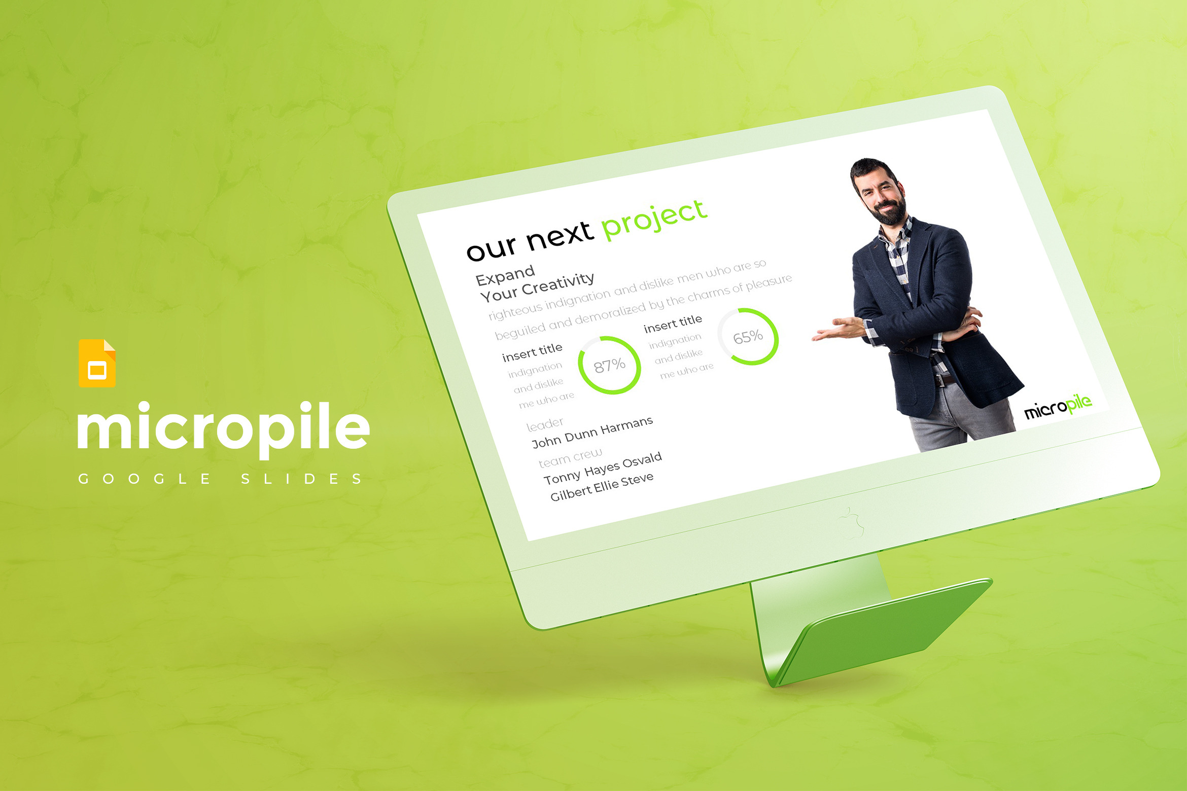 Micropile Google Slides Template A Presentation Template By Aqr Studio
