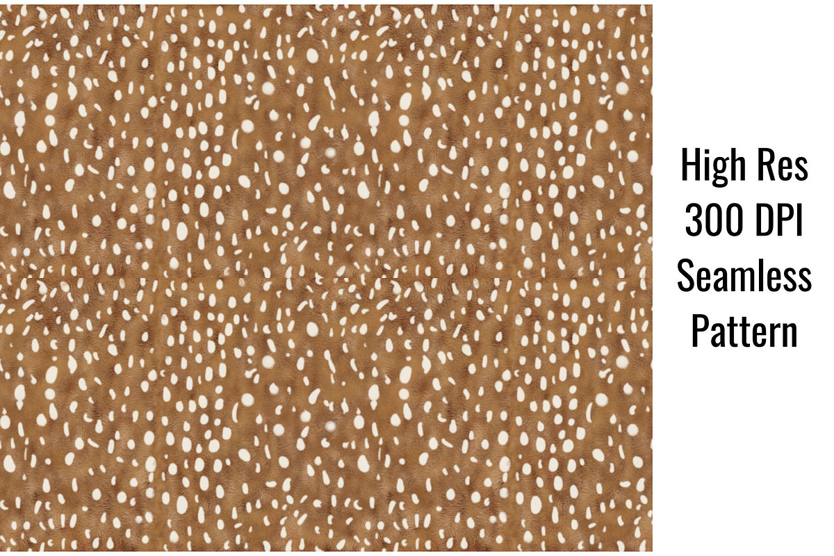 Wilderkind Fawn Fur Seamless Pattern, a Pattern Graphic by Kimbella Buckman Designs (Photo 2 of 3)