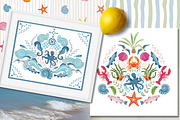 Sun and Sea. Vector Summer Patterns, a Pattern Graphic by Molly art (Thumbnail 9 of 21)