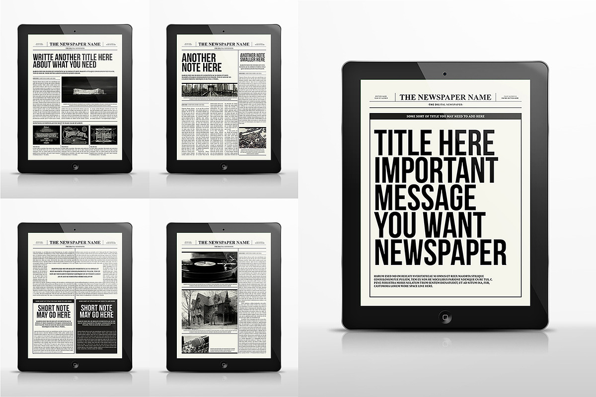 The Digital Newspaper, a Magazine Template by Luuqas Design (Photo 10 of 10)