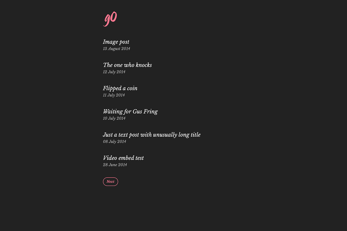 Just Go, for Kirby 3.× CMS, a Templates & Theme by Starckio (Photo 4 of 11)