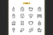 Baby Icons, an Icon by Spacepixel Creative (Thumbnail 2 of 3)
