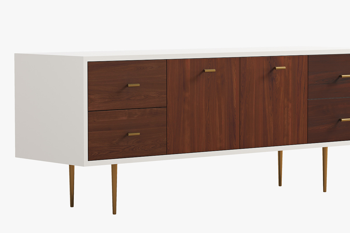 Joybird Aaro Small Media Console, a Furniture 3D Model by 3dmitruk (Photo 4 of 10)