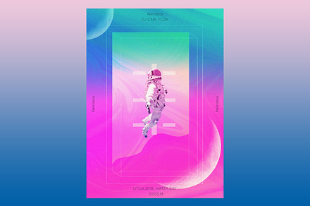 Atmosphere Beats Flyer Poster