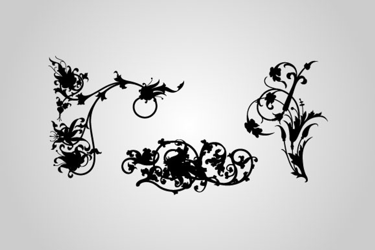 50 Ornamental Flourishes (Vector), an Object Graphic by BIOWORKZ (Photo 5 of 5)