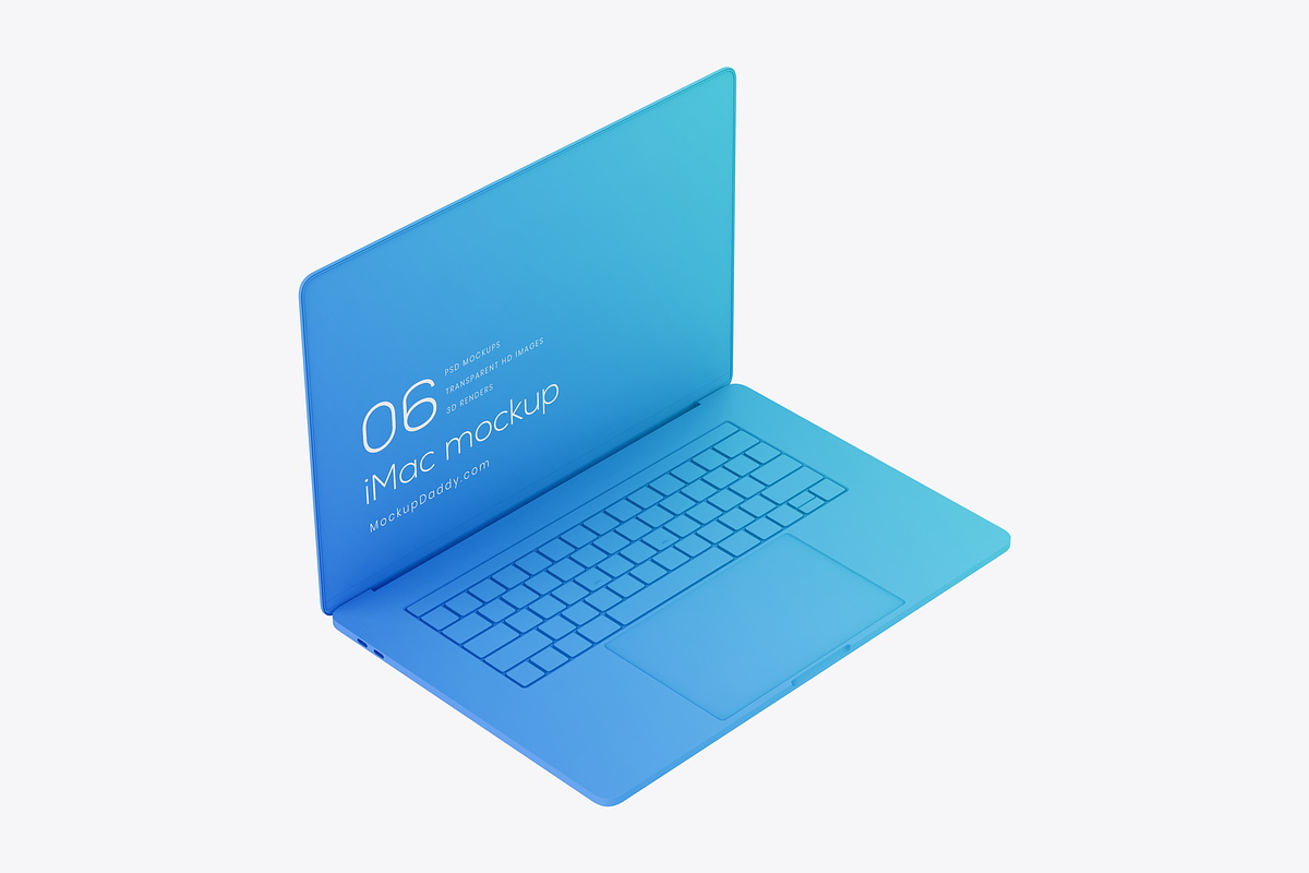 Macbook Pro Clay Mockups, a Books & Magazine Mockup by Mockupdaddy (Photo 3 of 16)