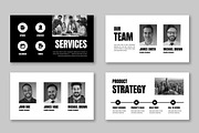 Black & White Business Presentation, a Presentation Template by ContestDesign (Thumbnail 3 of 6)