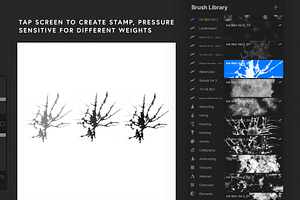 Procreate Ink Blot Brushes Vol 2