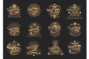 Horus Eye, Egyptian Occult