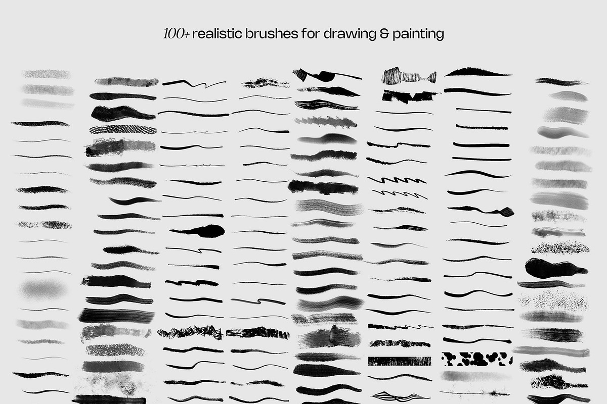 Drawing & Painting Brush Pack, a Brush Add-On by Debayan Mukherjee (Photo 2 of 2)