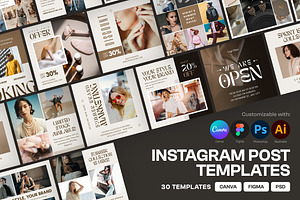 Instagram Post Template Social Media