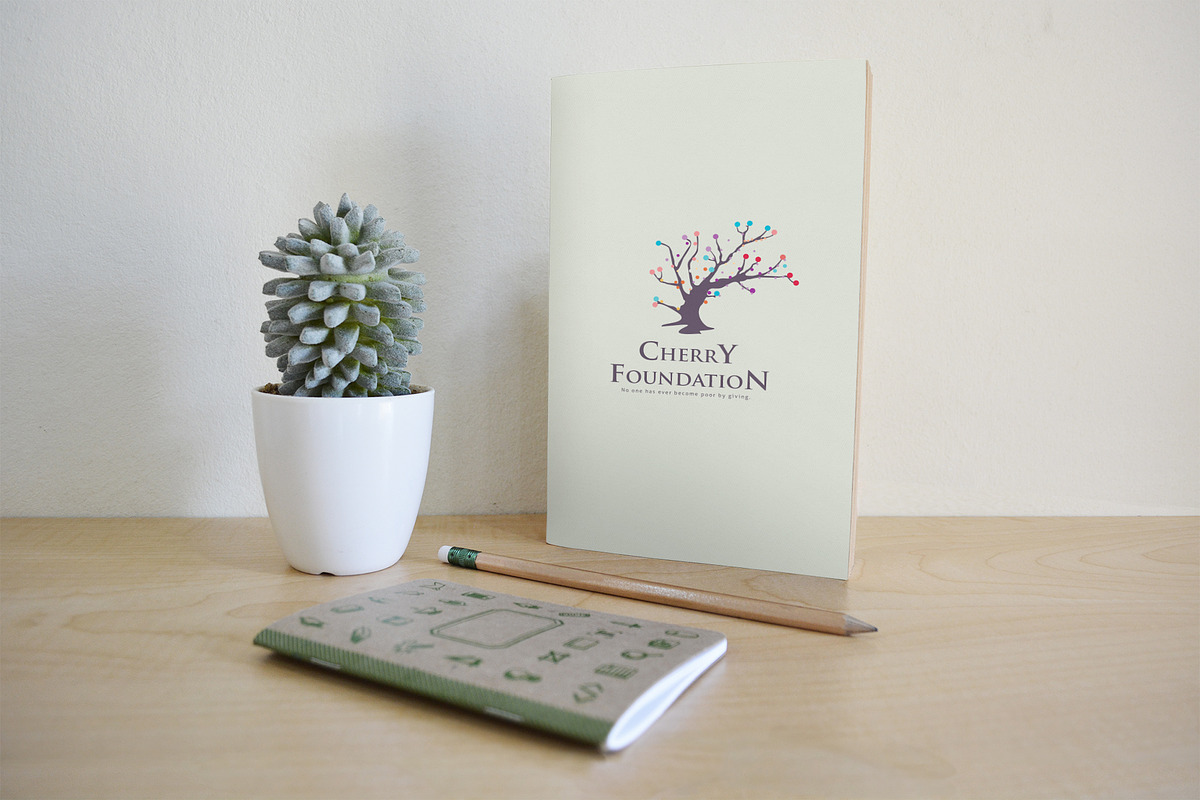 CherryFoundation-Template Logo, a Branding & Logo Template by Cre8iveSense (Photo 4 of 5)