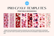 Floral Bookmark printable, a Card Template by Art's and patterns (Thumbnail 1 of 3)