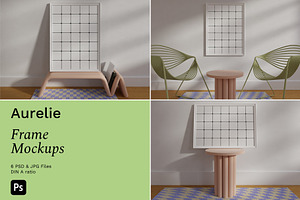 Poster frame Mockup AURELIE, a Print Template by Bonumo