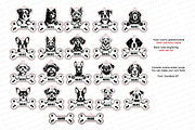 Keychain Peeking dog svg laser cut, a Pattern Graphic by MegaPrezencik (Thumbnail 6 of 6)