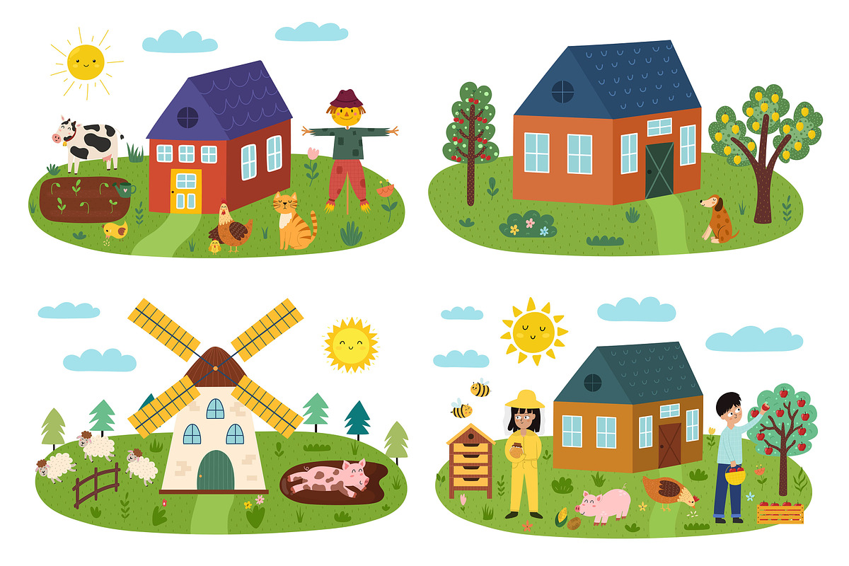 Big Farm Collection: 697 in 1, an Animal Illustration by Gulnara Sabirova (Photo 12 of 30)