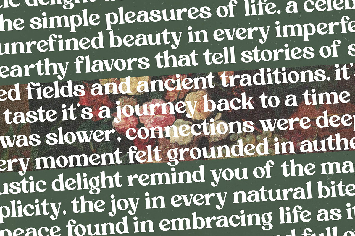 Rustic Delight - Bold Serif Font, a Serif Font by timelesstype.co (Photo 14 of 20)