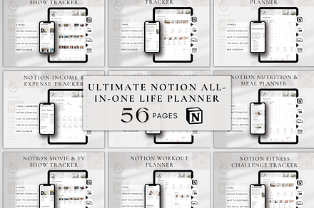MEGA Notion Life Organizer Bundle