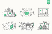 Modern engineering construction, an Outline Icon by Vladimir Vihrev (Thumbnail 3 of 3)
