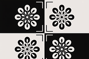 Black and white flower isolated icon, an Illustration by Amazin_art (Thumbnail 12 of 13)