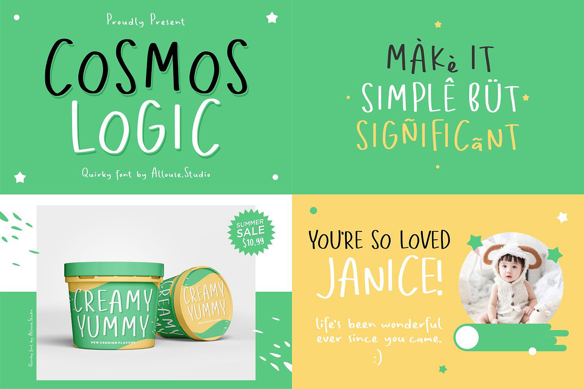 All In One | 50 Fonts Collection, a Script Font by Allouse Studio (Photo 3 of 30)