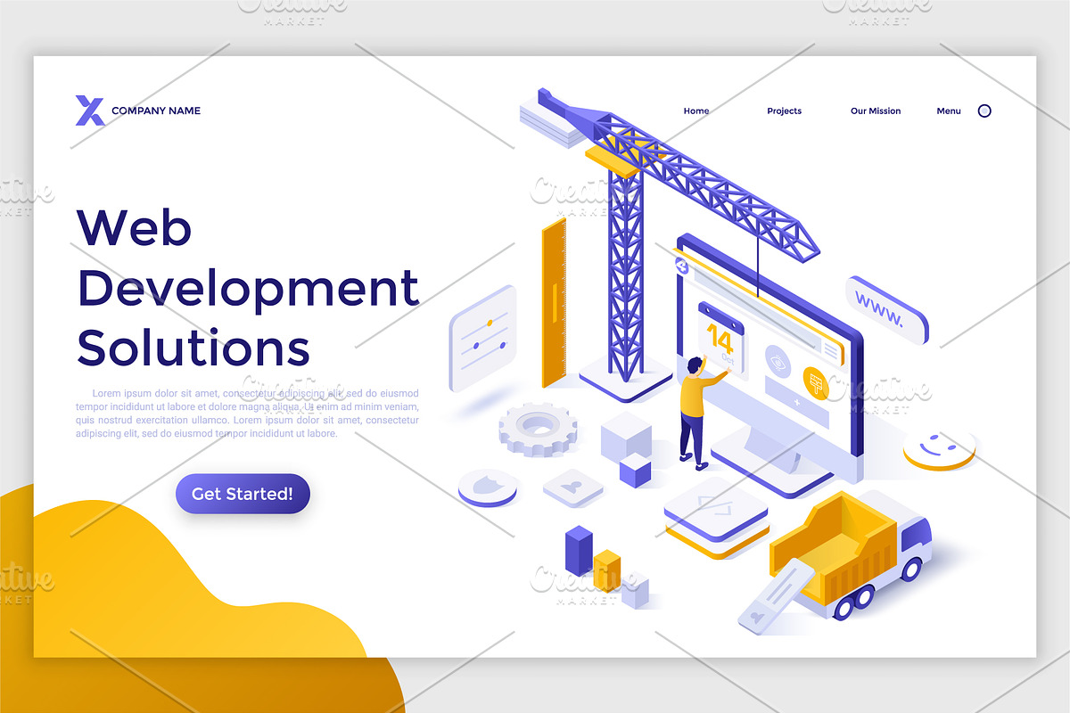Isometric Solutions Mini. Part 14, a Templates & Theme by Andrew Kras Design (Photo 4 of 15)