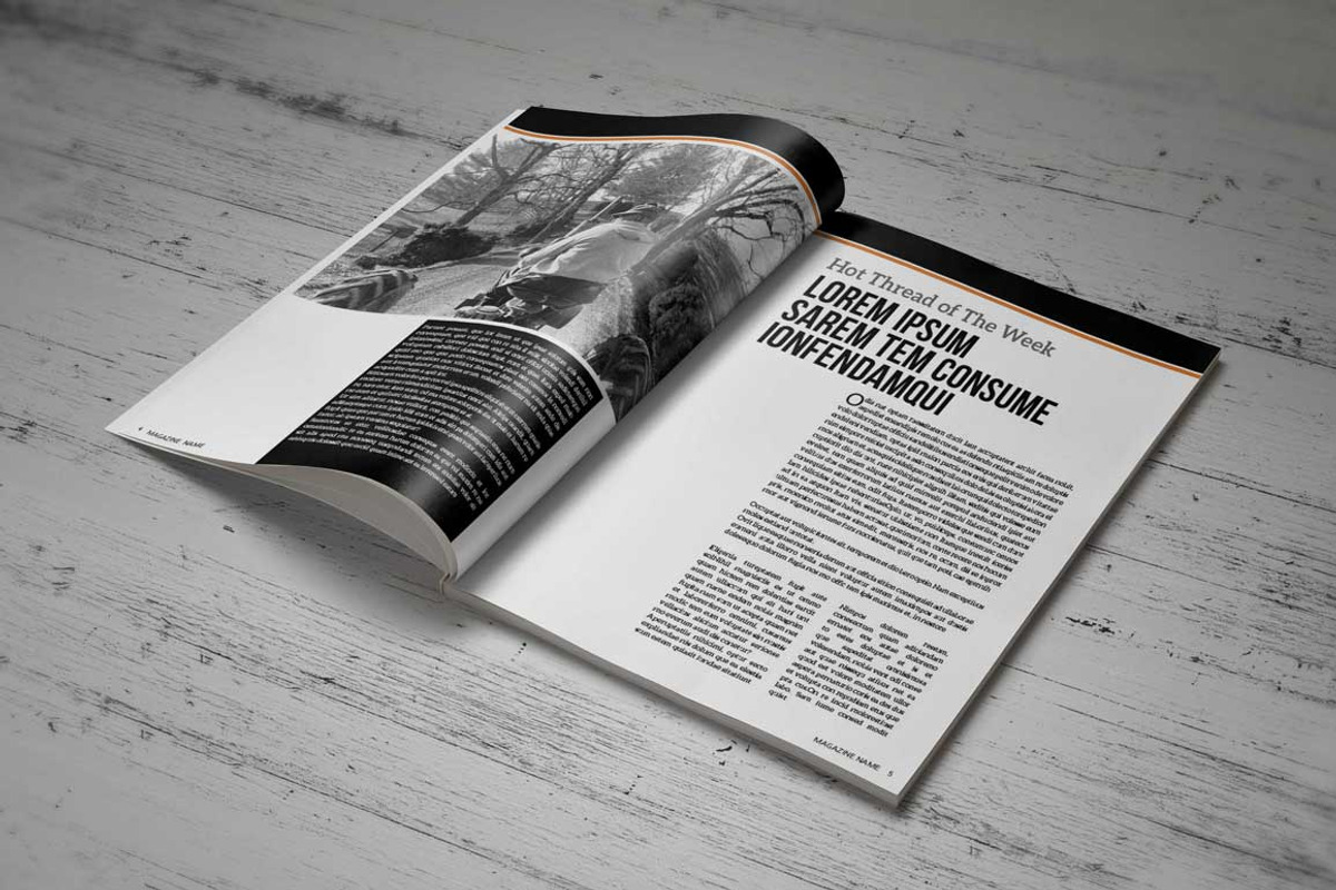 InDesign Magazine Template, a Magazine Template by Kingtown (Photo 3 of 5)