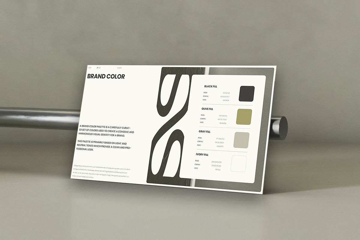 Brand Guidelines Presentation Design, a Presentation Template by Studio Monova (Photo 5 of 22)