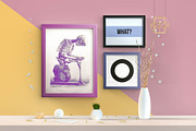 Frames Mockups - Customizable Scene, a Print Template by Aedon Design (Thumbnail 2 of 9)