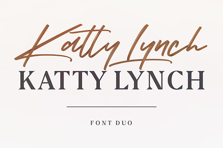 Katty Lynch Brush Font – Free Serif, a Script Font by Maulana Creative