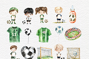 Watercolor football jersey clipart, a Sport Illustration by Invite to Clipart (Thumbnail 4 of 6)