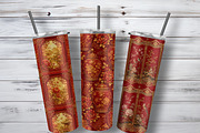 Red Gold Chinoiserie Digital Papers, a Pattern Graphic by LA Design (Thumbnail 10 of 10)